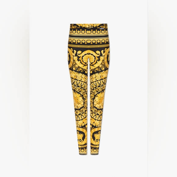 16. NWT VERSACE BAROQUE HERITAGE PRINT LEGGINGS SIZE IT 36 / US 0
